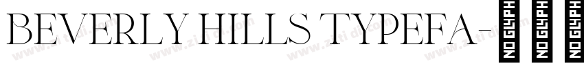 beverly hills typefa字体转换